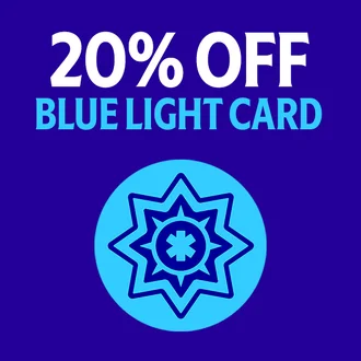 20% Off for Blue Light Card holders! Simply sign in below to unlock