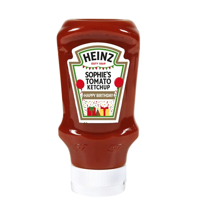 Heinz Personalised Birthday Tomato Ketchup (Plastic) 460g
